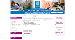 Desktop Screenshot of doc-ifsi-diaconesses.aidel.com